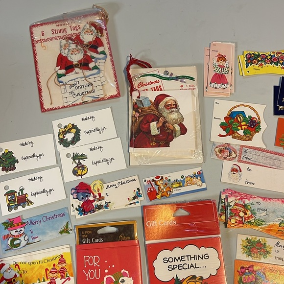 Vintage Christmas gift tags - Picture 4 of 7
